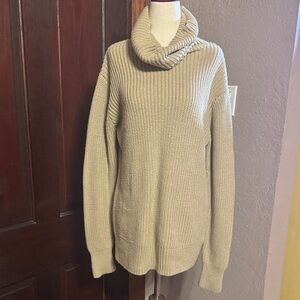 Abercrombie & Fitch Cream Cowl Neck Sweater